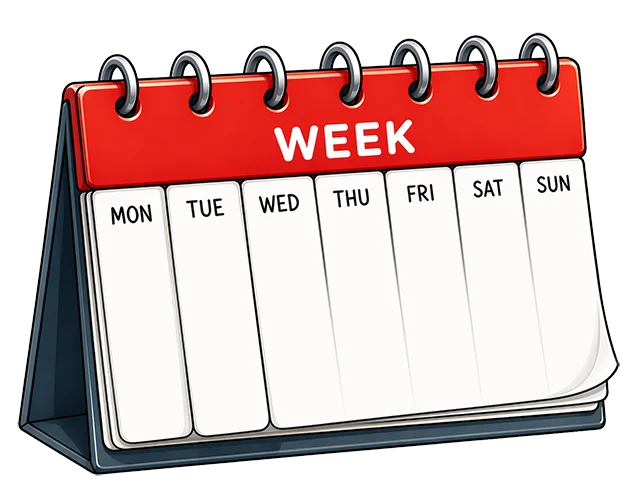 Calendario settimanale